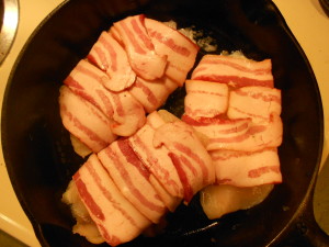 bacon-wrapped tilapia