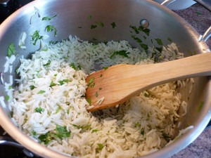 cilantro lime rice 2